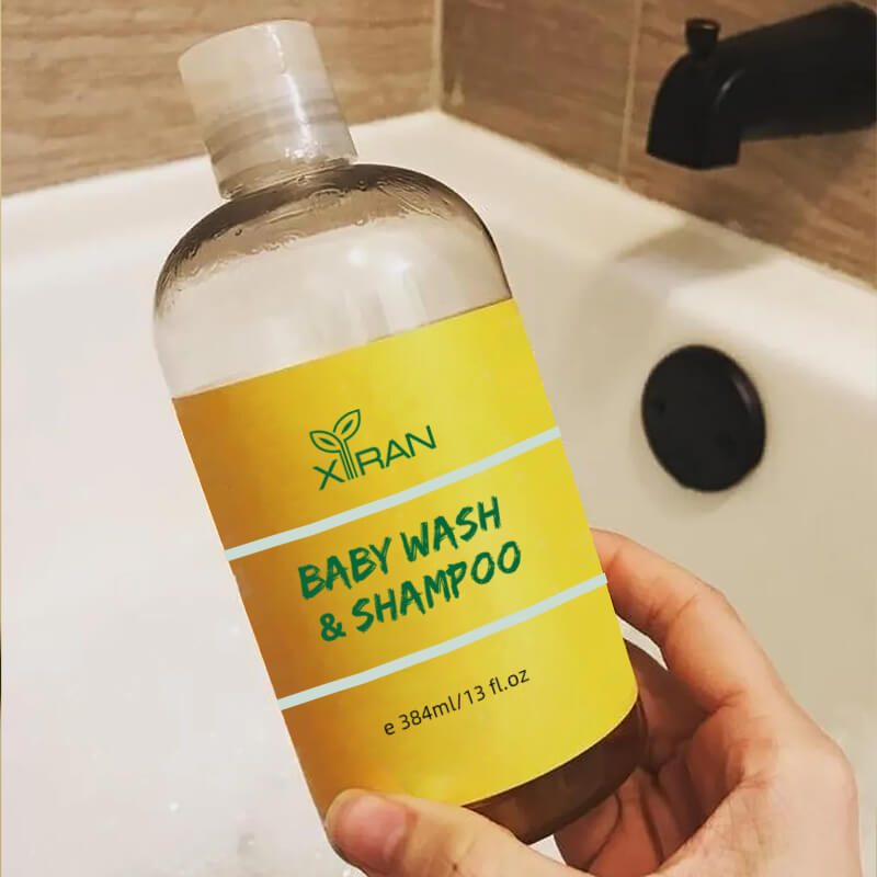chamomile & argan oil baby shampoo body wash 2 in 1